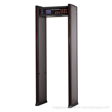 Lcd Display Walkthrough Metal Detector , Sound And Light Alarm
